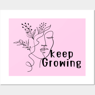 Keep Growing Posters and Art